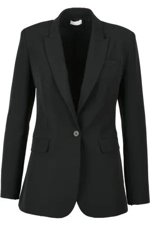 Liu Jo Jakke, Dame, Sort, M, Polyester, Elegant Jakke i Polyester Elastan