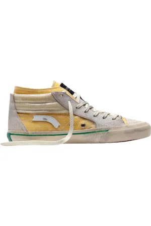 Hidnander Sko, Herre, Flerfarvet, 43 EU, Bomuld, Retro mid-top sneaker inspireret af basketball og skate