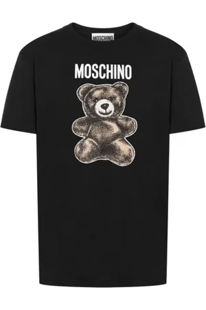 Moschino Top, Herre, Sort, XS, Bomuld, Sort Teddy Bear T-shirt