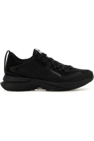 Lanvin Sko, Herre, Sort, 41 EU, Uld, Casual Sneakers til hverdagsbrug