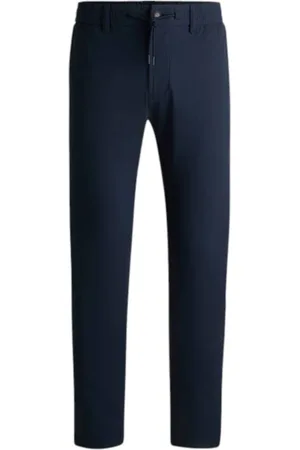 HUGO BOSS Bukser, Herre, Blå, XL, Nylon, Nylon Chino Bukser med Lommer