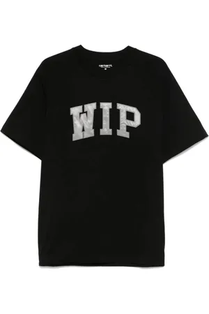 Carhartt Top, Herre, Sort, L, Bomuld, Raglanærme Grafisk T-shirt