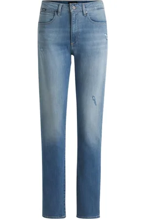 HUGO BOSS Jeans, Dame, Blå, W32, Denim, Blå Skinny Jeans