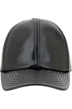 Courrèges Tilbehør, Dame, Sort, M, Uld, Reedition Baseball Hat med Ikonisk Logo