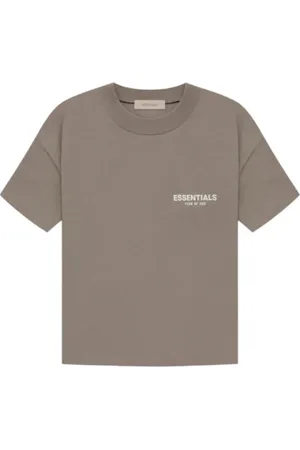 FEAR OF GOD Top, Herre, , L, Taupe Essentials T-shirt