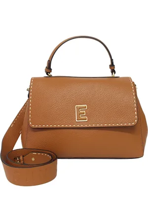 ERMANNO SCERVINO Taske, Dame, Brun, ONE SIZE, Læder, Crossbody taske i kunstlæder med logo