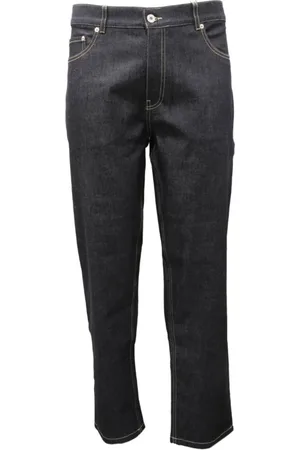 Maison Kitsuné Jeans, Herre, Blå, W33, Mørkeblå Bukser