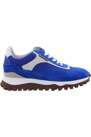 Floris van Bommel Sko, Herre, Blå, 42 EU, Grommer Sneaker
