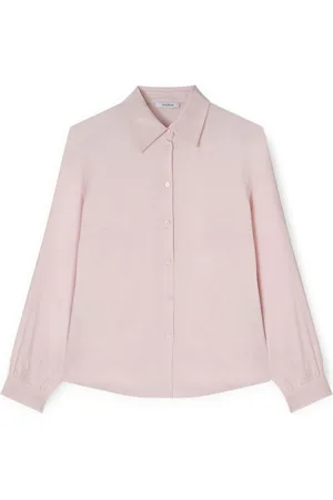 Motivi Bluser & Skjorter, Dame, Lyserød, L, Satin, Satin skjorte