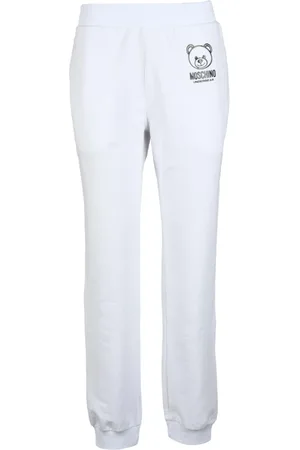 Moschino Bukser, Dame, Hvid, M, Bomuld, Bomuld Elastan Jumpsuit
