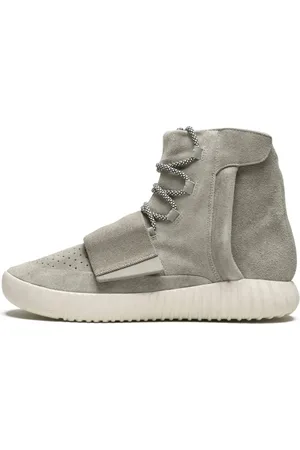 Yeezy Sko, unisex, Grå, 44 EU, Uld, Lysbrun Boost Sneakers