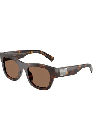 Dolce & Gabbana Tilbehør, Herre, Brun, 50 MM, Uld, Stilfulde solbriller Dg4509 i brun