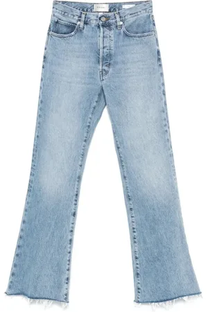 Frame Jeans, Dame, Blå, W30, Denim, Rå Fray The Lax Denim Jeans