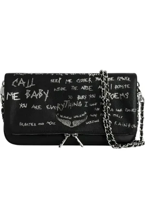 Zadig & Voltaire Taske, Dame, Sort, ONE SIZE, Uld, Sorte tasker til et stilfuldt look