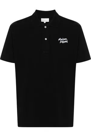 Maison Kitsuné Top, Herre, Sort, L, Sorte T-shirts og Polos