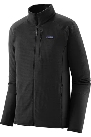 Patagonia Sport, Herre, Sort, S, Uld, Sort R1 Jakke til udendørs eventyr