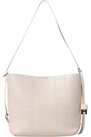 Hogan Taske, Dame, , ONE SIZE, Uld, Creme Skuldertaske til Kvinder
