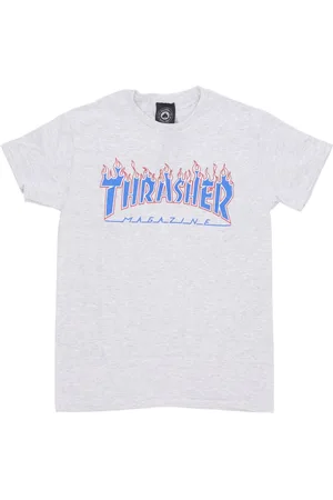 Thrasher Top, Herre, Grå, XL, T-shirts