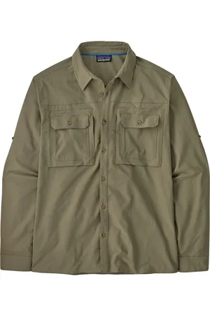 Patagonia Jakke, Herre, Grøn, M, Sol Skjorte med Rvgn Stil
