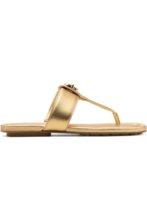 Marc Jacobs Sko, Dame, Gul, 40 EU, Læder, Dual T Sandaler
