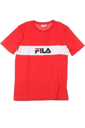 Fila Top, Herre, Rød, XL, Rød og hvid herre T-shirt