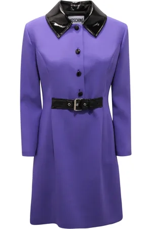 Moschino Kjole, Dame, Lilla, S, Couture wo kjole i blå