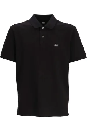C.P. Company Top, Herre, Sort, 3XL, Bomuld, Logo Polo Shirt