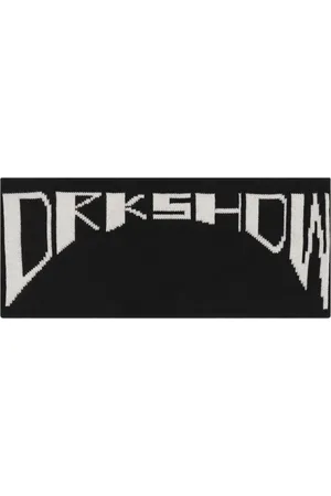 Rick Owens Tilbehør, Herre, Sort, ONE SIZE, Bomuld, Bomuldsbånd med kontrastfarvet logo