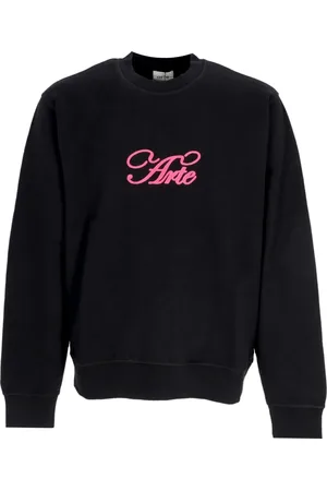 Arte Antwerp Sweathshirts & Hoodies, Herre, Sort, L, Bomuld, Sort Logo Crewneck Sweatshirt