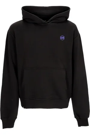 DOLLY NOIRE Sweathshirts & Hoodies, Herre, Sort, XL, Bomuld, Ørken Slange Hættetrøje Letvægts Sweatshirt