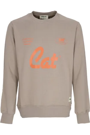 Caterpillar Sweathshirts & Hoodies, Herre, Grå, M, Bomuld, Letvægts Crewneck Sweatshirt Chateau Grey