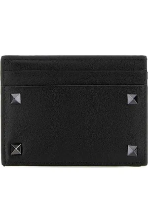 VALENTINO GARAVANI Tilbehør, unisex, Sort, ONE SIZE, Rockstud Kortholdere Punge