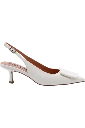 Bibi Lou Sko, Dame, Hvid, 38 EU, Elegant Slingback Sko til Kvinder