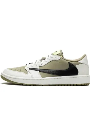 Jordan Sko, unisex, Flerfarvet, 46 EU, Læder, Lav Golf Travis Scott Sko