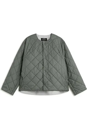 ECOALF Jakke, Dame, Grå, XS, Bomuld, Vendbar Gavea Grå Jakke