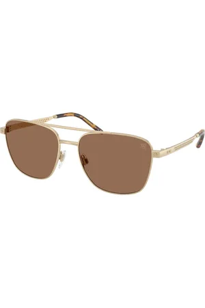 Ralph Lauren Tilbehør, Herre, Gul, 58 MM, Solbriller
