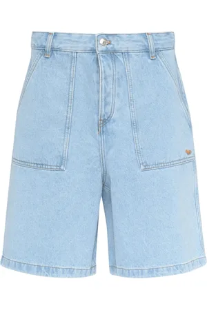 Maison Kitsuné Shorts, Herre, Blå, W32, Denim, Denim Worldwear Shorts