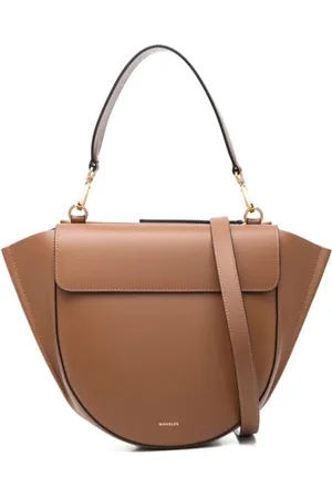 Wandler Taske, Dame, Brun, ONE SIZE, Uld, Brun Skuldertaske til Kvinder