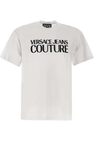 VERSACE Top, Herre, Hvid, L, Bomuld, T-shirts