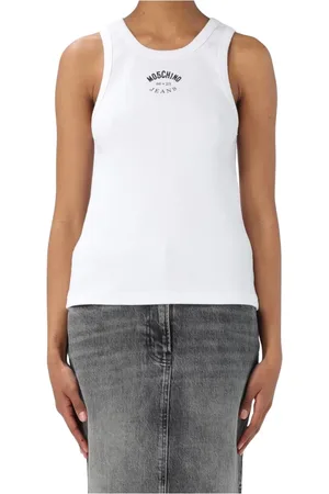 Moschino Top, Dame, Hvid, S, Hvide T-shirts og Polos
