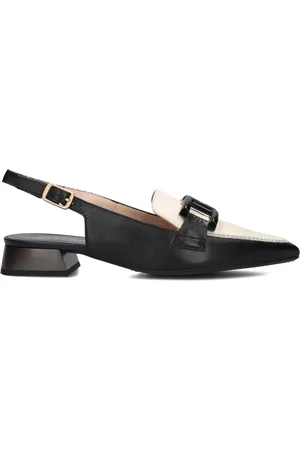 Hispanitas Sko, Dame, Sort, 40 EU, Sort og hvid Slingback Sko