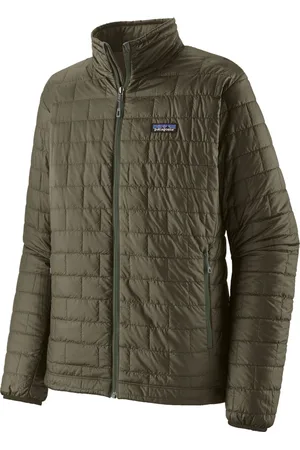 Patagonia Jakke, Herre, Grøn, S, Uld, Nano Puff Letvægts Isoleret Jakke