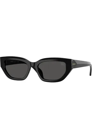 Burberry Tilbehør, Dame, Sort, 54 MM, Uld, Stilfulde solbriller i sort