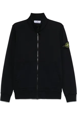 Stone Island Sweathshirts & Hoodies, Herre, Blå, 3XL, Uld, Stilfulde Sweaters til Mænd og Kvinder
