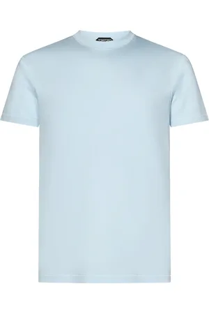 Tom Ford Top, Herre, Blå, M, Bomuld, Klar Blå T-shirts og Polos
