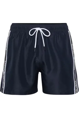Emporio Armani Badetøj, Herre, Blå, M, Polyester, Herre Boxer Badebukser Polyester