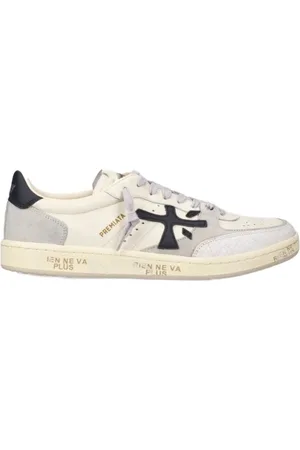 Premiata Sko, Herre, Hvid, 40 EU, Uld, Stilfulde Sneakers