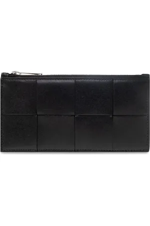 Bottega Veneta Tilbehør, unisex, Sort, ONE SIZE, Zipped Cardholder Punge
