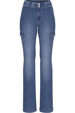 Guess Jeans, Dame, Blå, W27, Denim, Cargo Mini Boot Denim Trend