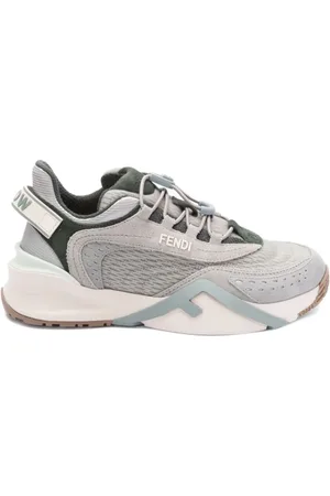 Fendi Sko, Dame, Flerfarvet, 38 EU, Uld, Flow Match Mat Lat Gra Bia